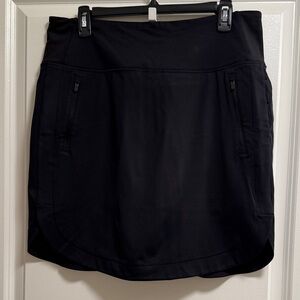 Athleta Black Golf Skort 18”